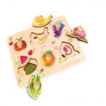 Дървен пъзел Плодове, Hape - Image 3