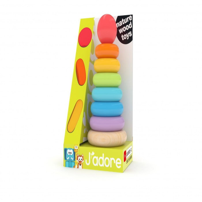 dierven-sorter-s-ringove-jadore-diega-8-casti-688c6556bb448 Дървен сортер с рингове Дъга 8 части, J'adore