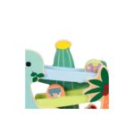 Дървена играчка пързалка Динозавър, Classic World - Image 3