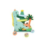Дървена играчка пързалка Динозавър, Classic World - Image 2
