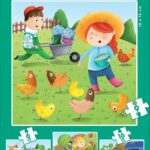 Домашни животни пъзел 6-9-12-16 части, Educa
