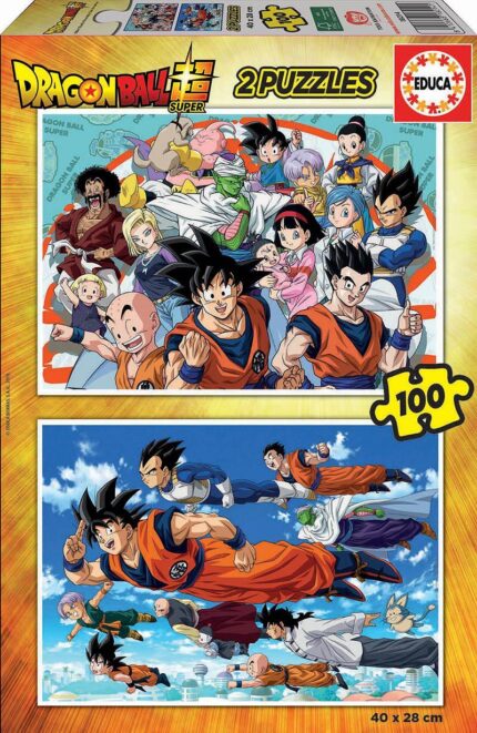 Пъзел Dragon Ball 2х100 части, Educa