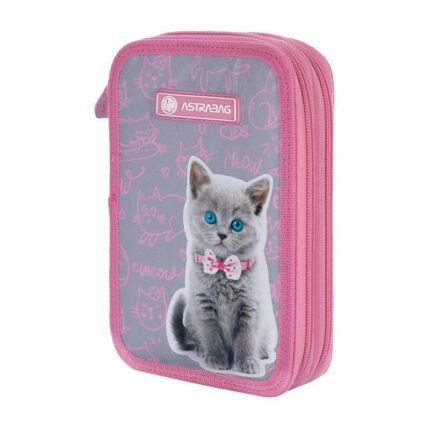 Двоен несесер AC2 Pinky Kitty, Astra
