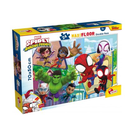 Двулицев пъзел Спайди и приятели, Lisciani