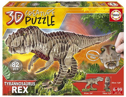 3D пъзел T-Rex, Educa