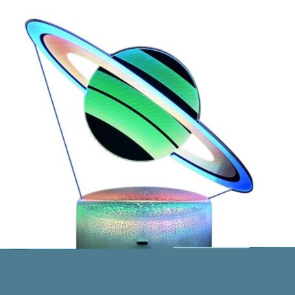 3D LED лампа Сатурн 20 см, Robetoy
