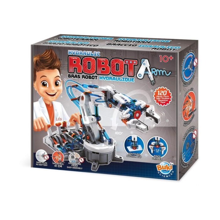 Експерименти - Хидравличен робот Ръка Хидравлична робот ръка, Buki France