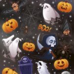 Фосфоресциращи стикери Halloween 15 броя, Totum