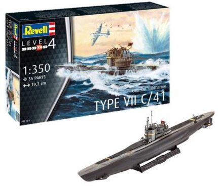Сглобяем модел Подводница TYPE VII C 41, Revell