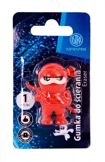 Гума Ninja блистер 1 бр, 3 цвята, Astra