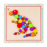 Дървена мозайка Динозавър Рекс, Hape - Image 2