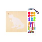 Дървена мозайка Динозавър Рекс, Hape - Image 4
