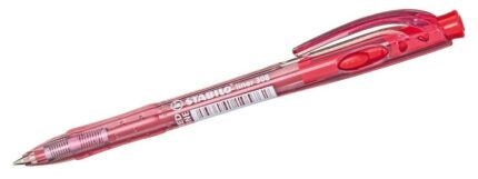 Химикалка с механизъм Liner F Червен, Stabilo