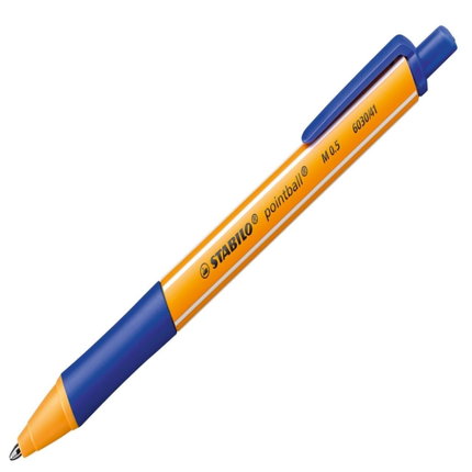 Химикалка Pointball M0.5 синя, Stabilo