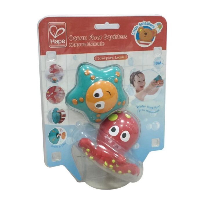 Играчка за баня, Hape, Октопод и морска звезда Играчка за баня Октопод и морска звезда, Hape