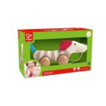 Играчка за дърпане Кученце Hugo, 30 х 14 см, Hape - Image 2