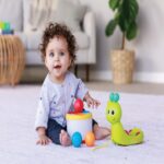 Играчка за дърпане 3 в 1 Охлюв, Infantino - Image 6