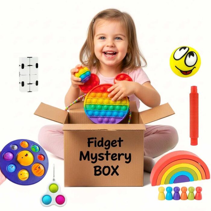 Играчки Fidget Mystery BOX Комплект Fidget Mystery BOX 12 играчки