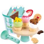 Игрален комплект Кът за сладолед 20 части, Hape - Image 3