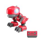 Интерактивен сглобяем динозавър Дино с RC в червен цвят, Crazon - Image 2