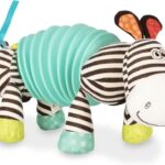 Интерактивна играчка Плюшена зебра акордеон, Battat