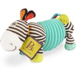 Интерактивна играчка Плюшена зебра акордеон, Battat - Image 2