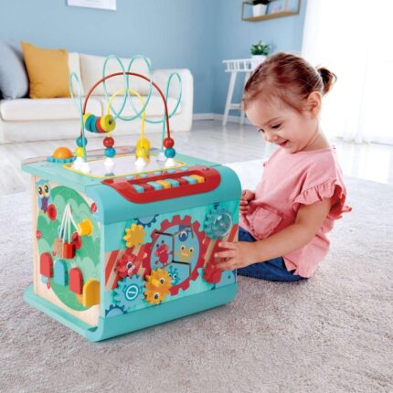 Музикален куб Монтесори 4 в 1, Hape