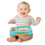 Интерактивна играчка B Kids Музикален телевизор Син, Infantino - Image 2