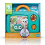 Интерактивна играчка B Kids Музикален телевизор Син, Infantino