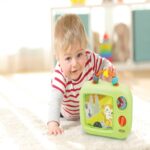 Интерактивна играчка Музикален телевизор Зелен, Infantino - Image 3
