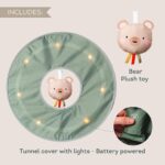Светещ тунел за игра Glow & Crawl, 45 х 120 см, Taf Toys - Image 5