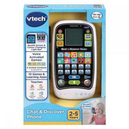 Интерактивен детски телефон Chat and Discover, VTech