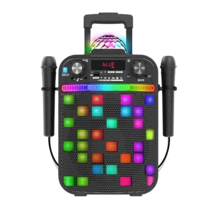 karaoke-bluetooth-tonkolona-s-2-mikrofona-i-led-lampa-cerna-image_6814aa18e7253 Караоке Bluetooth тонколона с 2 микрофона черна, iDance