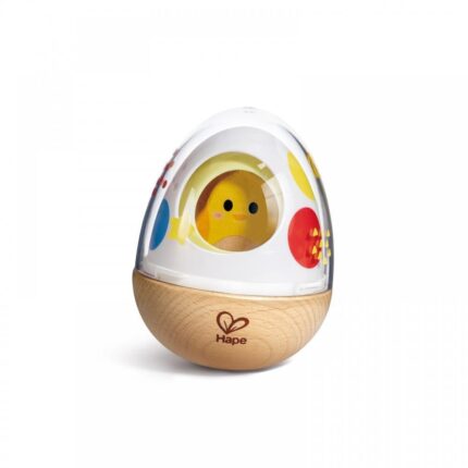 Клатеща се дървена играчка Пиле, Hape