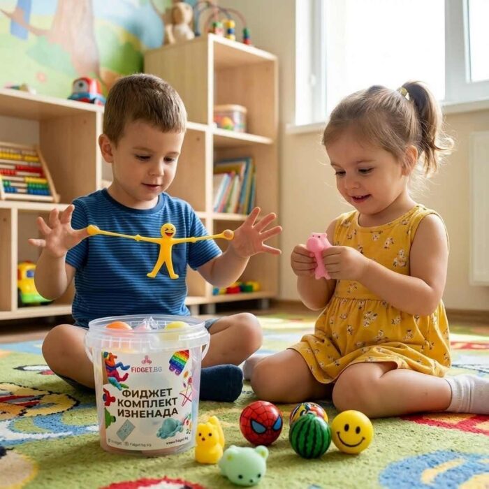 Кофичка Фиджет Изненада, 30 играчки Кофичка Фиджет Изненада, 30 играчки