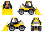 Количка за игра Булдозер Truckies, 21 см, Lena - Image 3
