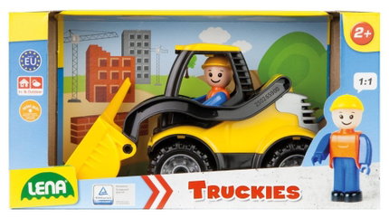 Количка за игра Булдозер Truckies, 21 см, Lena