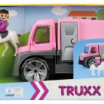 Количка за игра Камион за превоз на коне с аксесоари Truxx 29 см, Lena