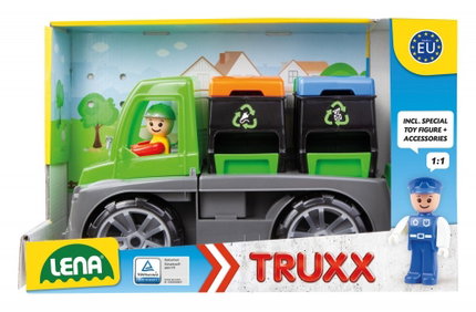 Количка за игра Камион за рециклиране Truxx 28 см, Lena