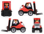 Количка за игра Мотокар с палет Truckies, 22 см, Lena - Image 3