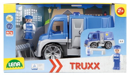 Количка за игра Полиция с аксесоари Truxx 29 см, Lena