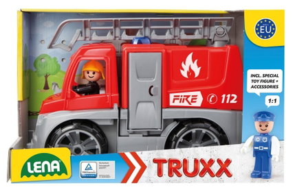 Количка за игра Пожарна Truxx 29 см, Lena