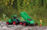 Количка за игра Трактор с ремарке Truckies, 36 см, Lena - Image 4