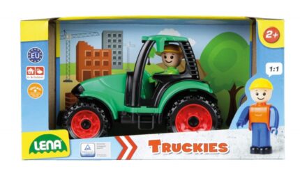 Количка за игра Трактор Truckies, 17 см, Lena