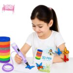 Комплект 3D химикалка Joy в лилаво шаблони и филаменти