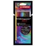Комплект акварелни моливи Aquacolor Arty Stabilo