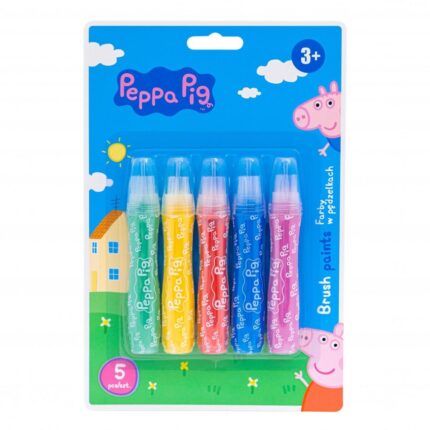 Комплект бои в четка Peppa Pig, 5 цвята, Astra