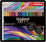 Комплект цветни моливи Arty Original metal box Stabilo
