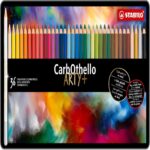 Комплект цветни моливи CarbOthello ARTYplus Метална кутия Stabilo