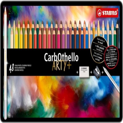 Комплект цветни моливи CarbOthello ARTYplus 48 броя, Stabilo